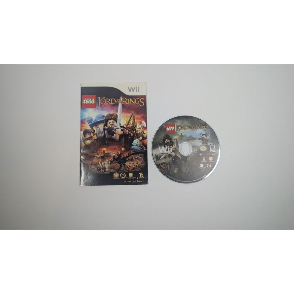 LEGO The Lord of the Rings (Nintendo Wii, 2012) Game Disc & Manual Only – Tested